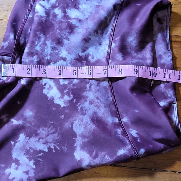 Ivory Ella purple reddish high waisted tie dye leggings xs - Picture 10 of 13
